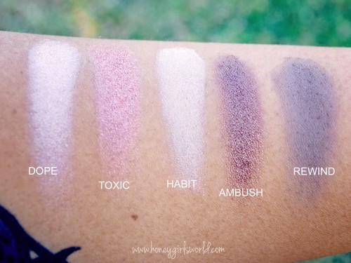 Urban Decay Vice 2 Palette Swatches - 4th row