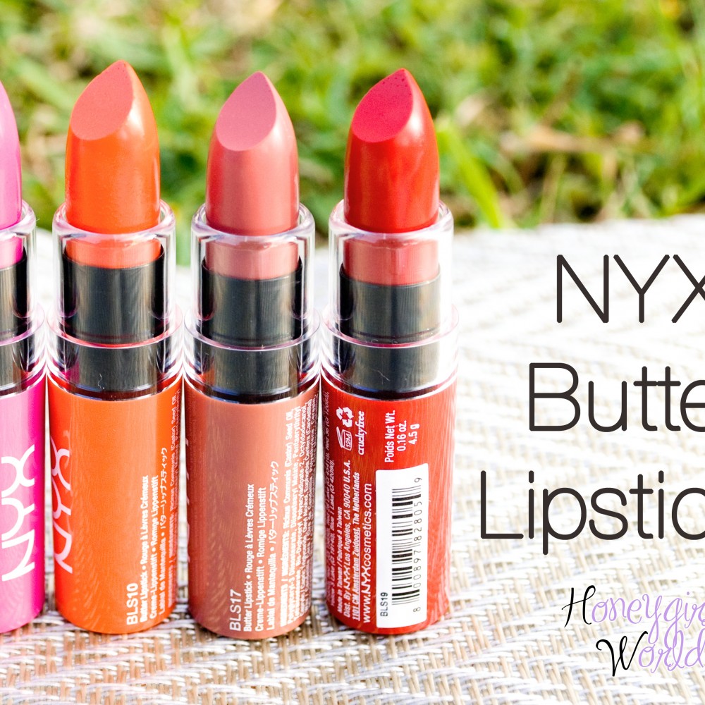 Product Reveal, Review, Swatches & Photos NYX Butter Lipsticks