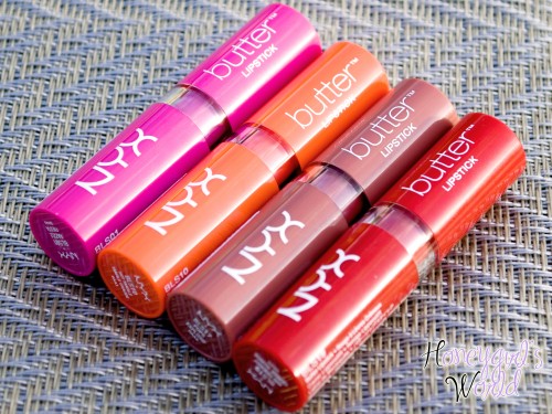 NYX Butter lipsticks