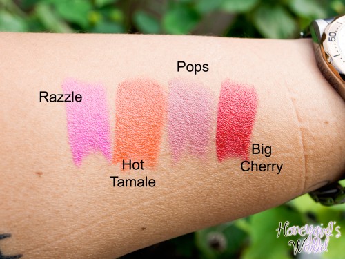 NYX Butter lipsticks swatches