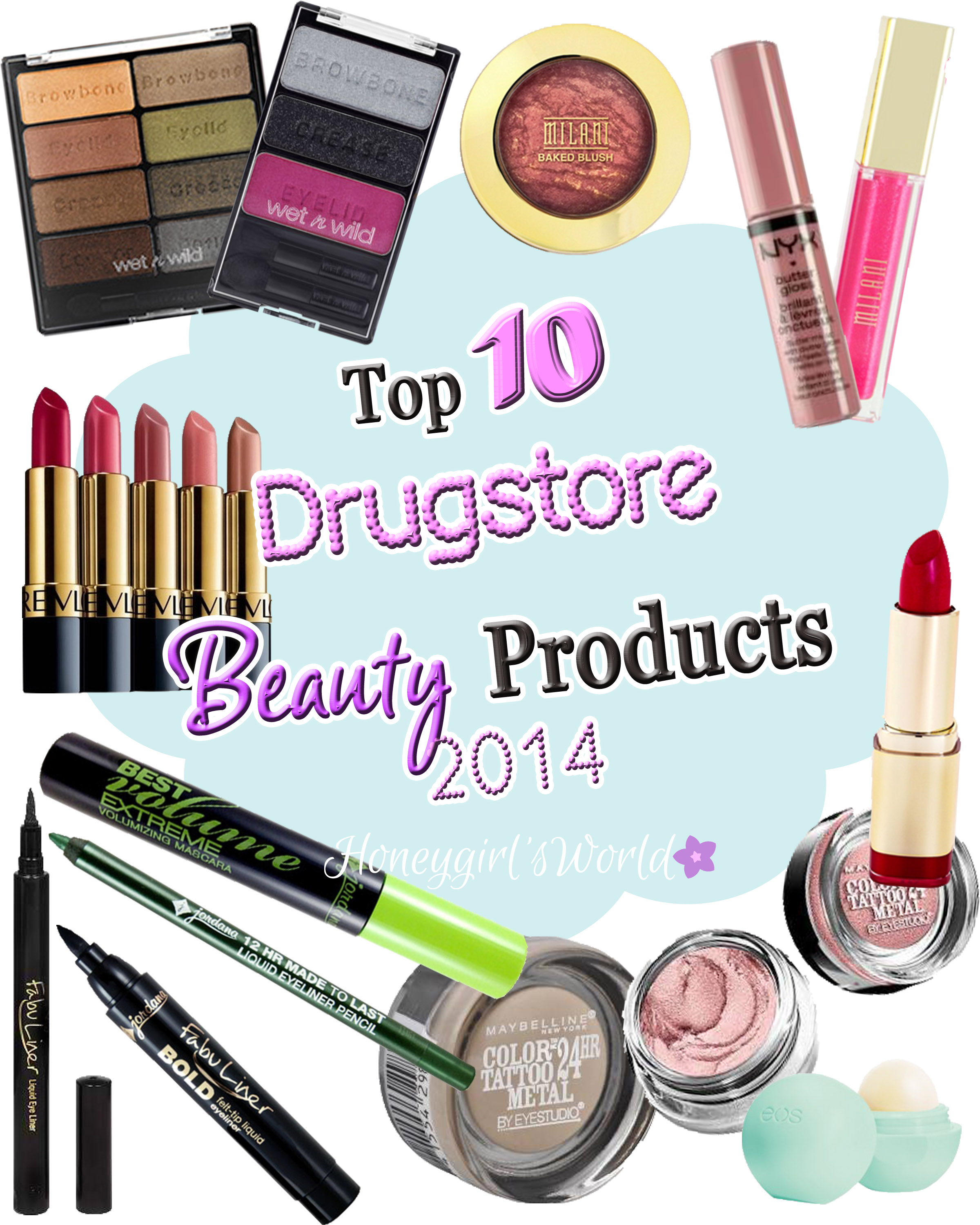 Top 10 Drugstore Beauty Products 2014
