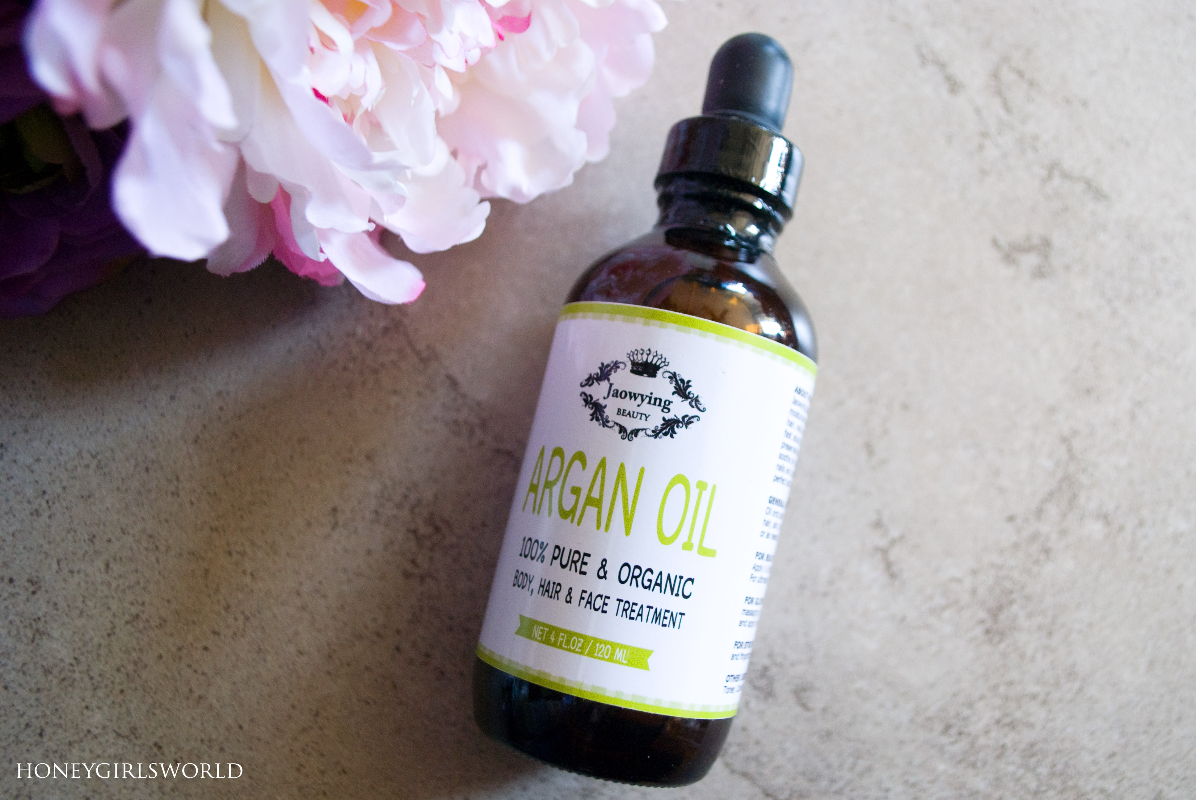 Jaowying Beauty Organic Argan Oil for Hair, Face, Skin & Nails