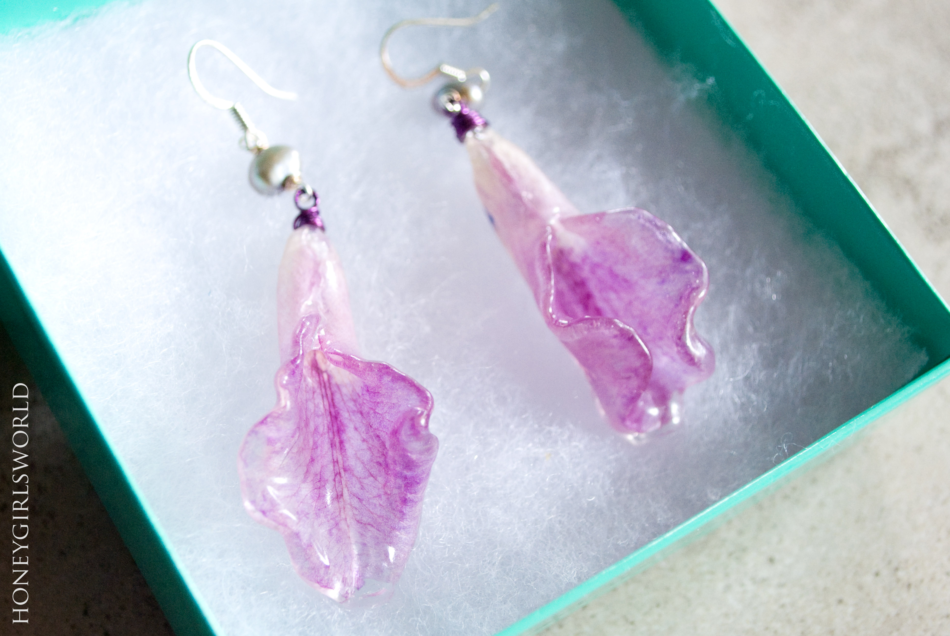 Fashion Friday - Real Orchid Earrings by Nagasako Designs, Made on Maui
