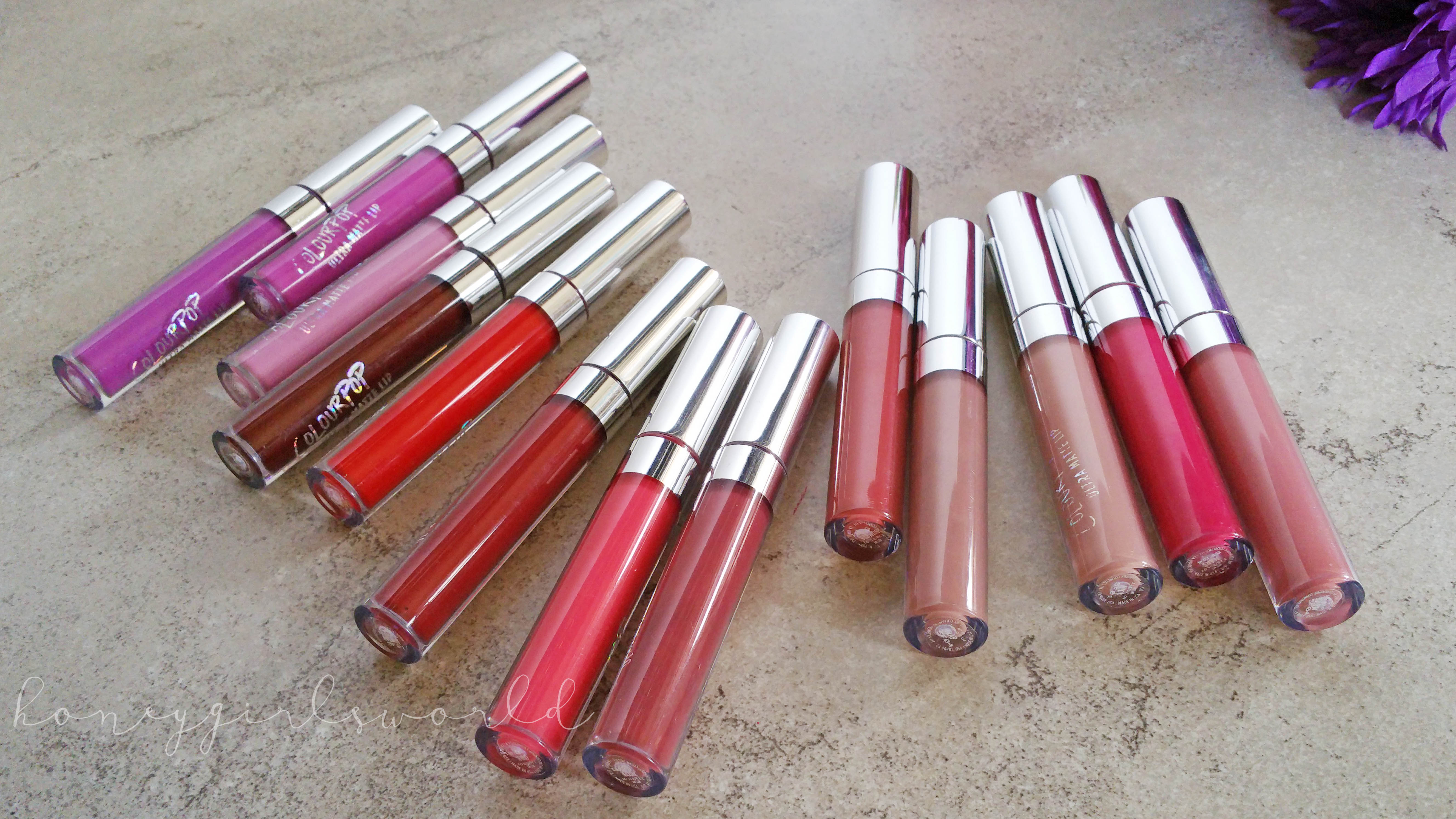 ColourPop Ultra Matte Liquid Lipsticks - Thoughts & Swatches