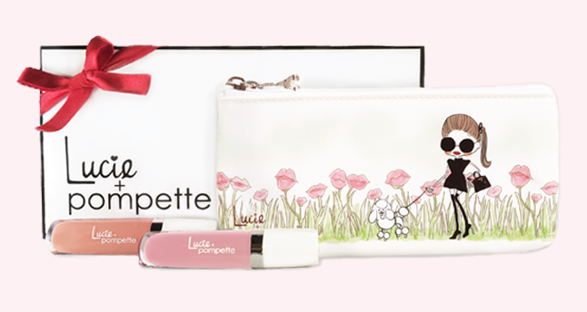 Lucie and Pompette Lip Batter - 3 in 1 Balm, Gloss and Treatment
