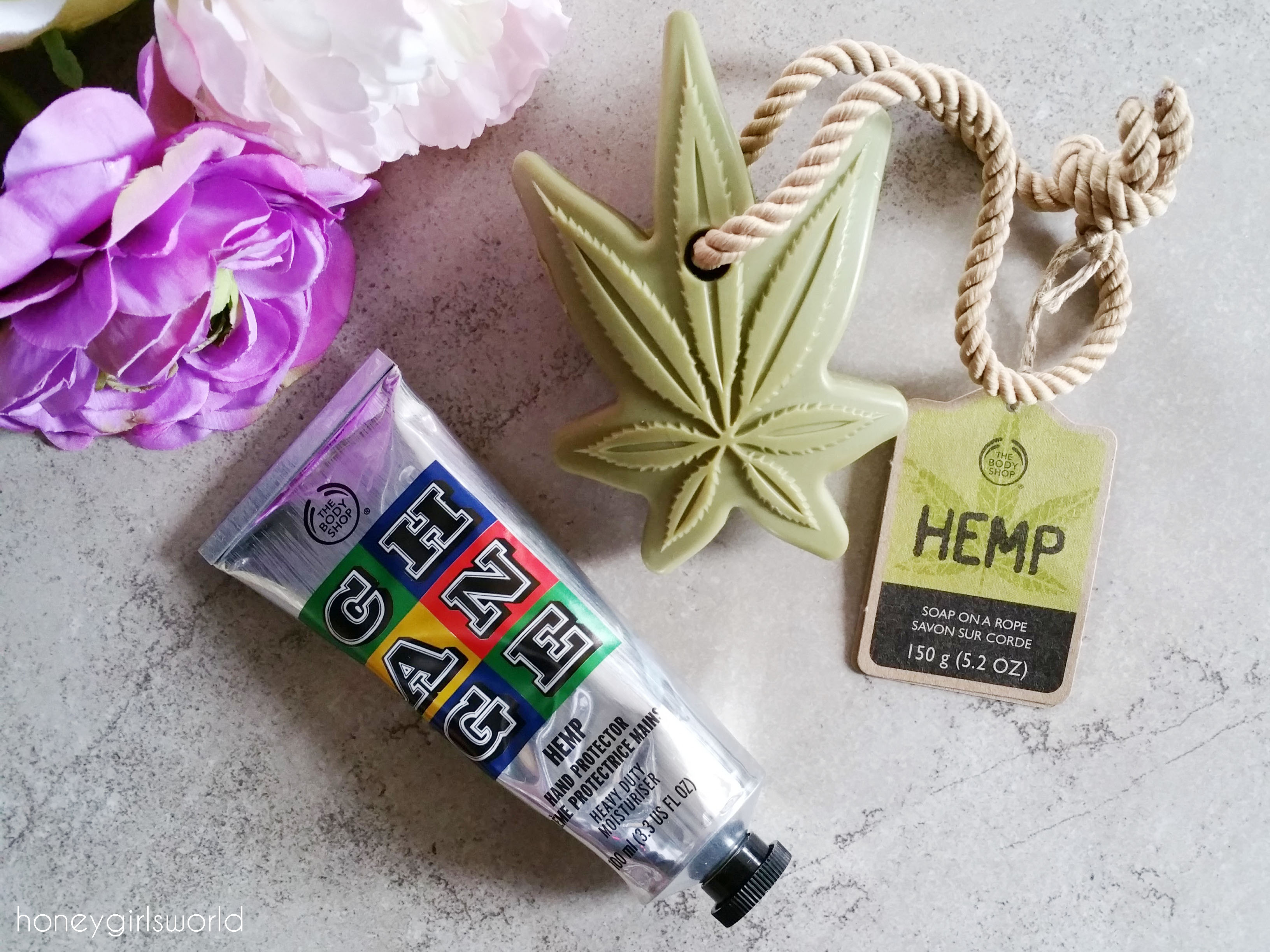 hemp hand protector, the body shop, hemp hand, protector, hand cream, lotion, body care, skin care, hemp products, hemp soap on a rope, beauty, review, enrich not exploit,