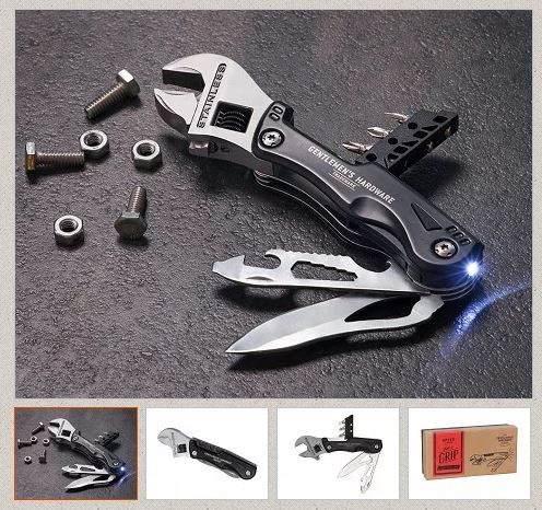 multi-tool, wrench and torch, wild and wolf, wild & wolf, stainless steel, the grommet, review, product review, product feature, wrench, tools, gifts for men, manly gifts, gift, father's day gift, gift guide, gift for dad, holiday gift guide, 