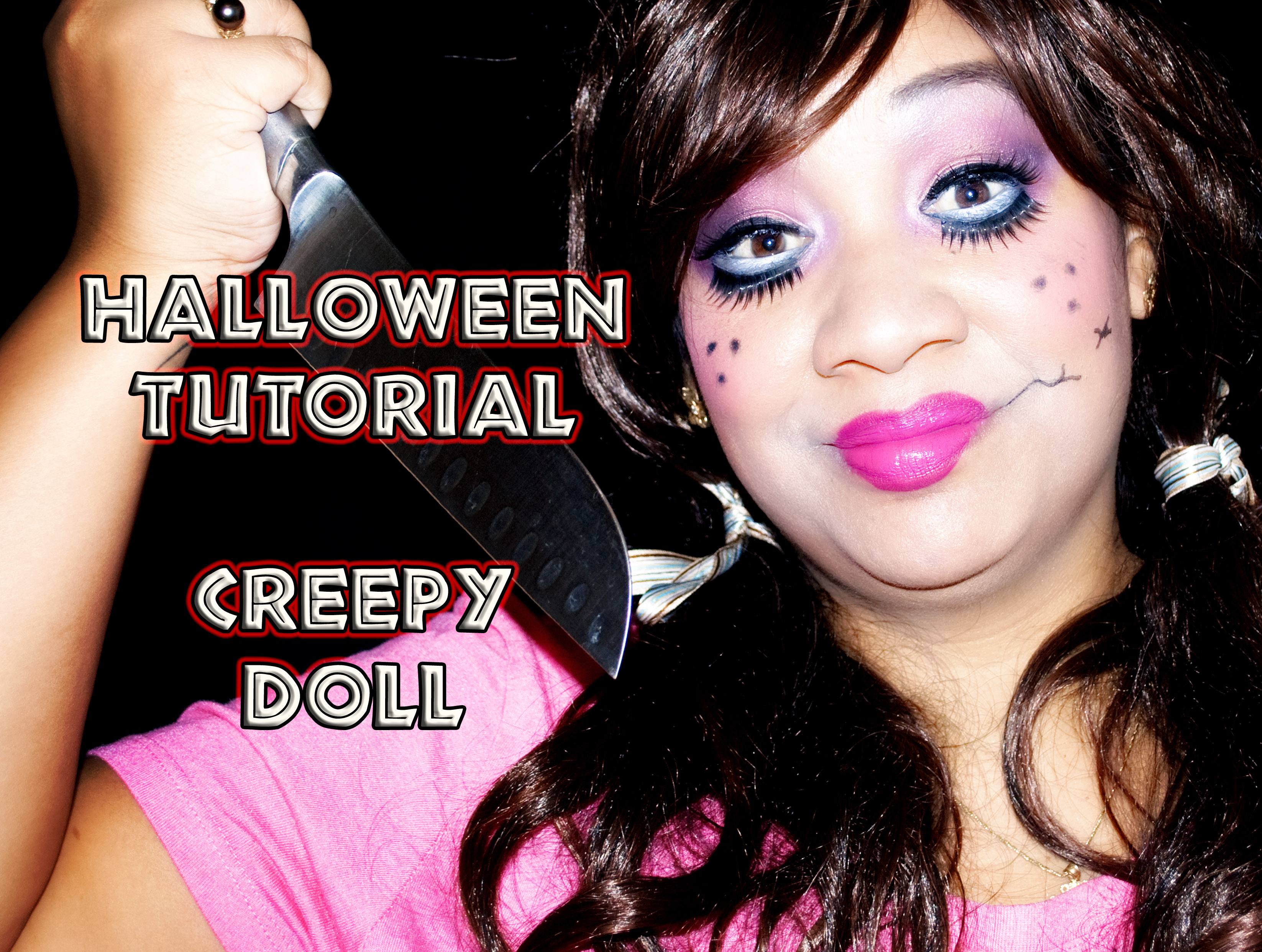 Tutorial Creepy Doll Makeup