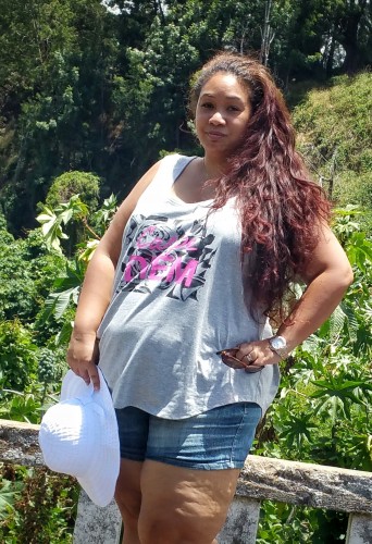 plus size shorts, plus size beach wear, plus size casual, casual plus sized outfit, plus sized, ootd, lotd, plus sized ootd, scala pronto, hat, plus sized tank, carpe diem,