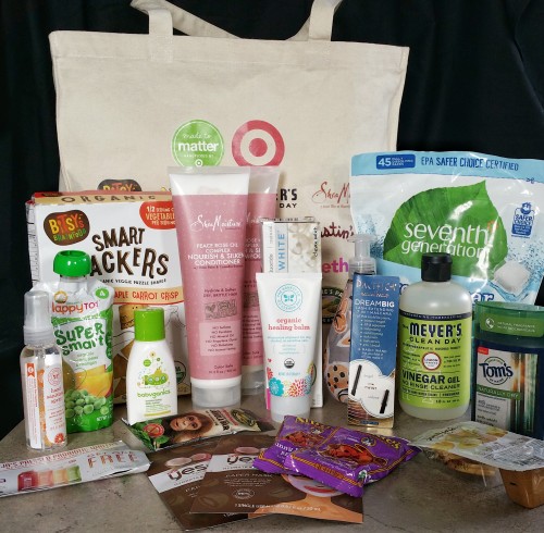 Target, Made to Matter Handpicked by Target, Made to Matter, Pacifica, Shea Moisture, Method, Suja, Annies, Yes To, Tom's of Maine, The Honest Company, Justin's, Mrs. Meyer's Clean Day, Babyganics, Happy Family, Bitsy's Brainfood, Nature's Path Organic, Seventh Generation, products, review, household products, family, beauty,